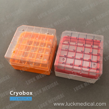 Plastic Cryobox for Cryotube Storage